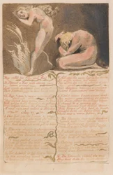 ウリゼンの最初の本、プレート19、彼らは彼女の同情と逃亡を呼んだ....（ベントレー19）